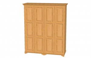 шкаф для одежды 4х створчатый