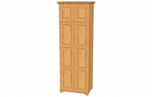 шкаф для одежды 2х створчатый с антресолью